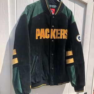 Green Bay Packers NFL suede Jacket coat